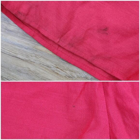 🍑Cals Coral & Cream Long Bell Sleeve Romper Shorts Large - Picture 12 of 12